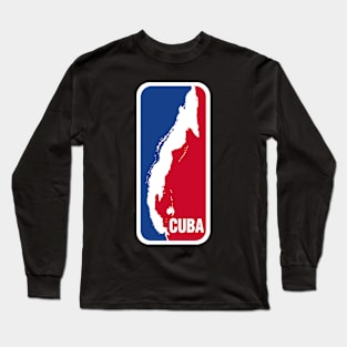 Cuban Basketball - Dark Color Options Long Sleeve T-Shirt